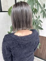 ベルヘアーデザイン 堺東(Belle hair Design)&nbsp;ショート切りっぱなしイルミナカラー20代30代40代堺東