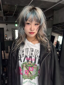 ギークス(GEEKS) 【GEEKS渋谷】ハッシュカット/デザインカラー/渋谷ブリーチ/小顔