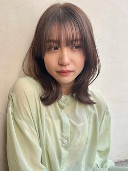 サロウィン 大宮Crest店(SALOWIN)の写真/【大宮/09:00-23:00】ミリ単位でこだわる顔周りのカット。全席半個室でお客様だけのリラックスタイムを◎