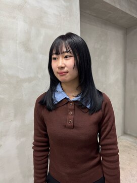 エント(ent) ラベンダーグレージュ／-レイヤーカット