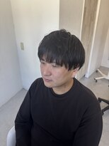 メンズカット バイ ソイクフ(メンズカット by SOY-KUFU)&nbsp;フェザーパーママッシュセンターパートツーブロック