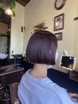 美容室 ブラウン(Brown) 髪質改善縮毛矯正×ピンクブラウン