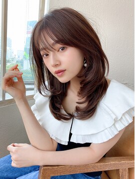 エイミーバイアフロートザガーデン 浦和店(amie by afloat the garden) ひし形ラウンドレイヤーカット【浦和】フレンチバング