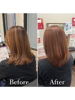 ヘアカラー専門店カラープラス石和店&nbsp;40代50代60代/BeforeAfter/白髪染め/おしゃれ染め
