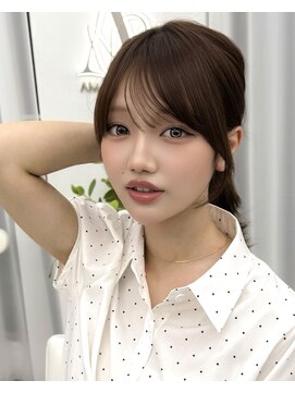アマトウキョウスマートサロン(AMA TOKYO×Smart Salon) くびれミディアムレイヤー/顔まわりカット/美髪レイヤーカット