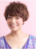 ナチュラルふんわりショート☆