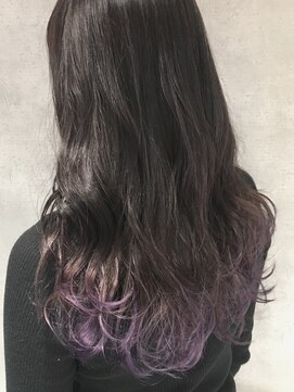 アンククロス 表参道(ANKH CROSS) パープルテール×ダークグレー【ANKH CROSS表参道】