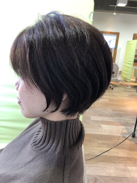 アプシー 南が丘本店(apsee) シンプルショートボブ