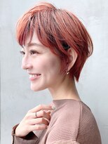 アルバム 銀座(ALBUM GINZA)&nbsp;ふわショート_ハイライトカラーセミウェットウェーブ_78053