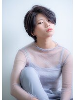 ユニックス Mark Is みなとみらい店(UNIX)&nbsp;【UNIXみなとみらい】暗髪小顔ショート【20代30代40代50代】