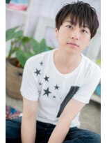 ミック 日暮里店(miq)&nbsp;黒髪ダークアッシュ爽やかツーブロックショートc1