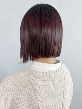 アイティーバイアルバム 藤沢店(IT by ALBUM) ボブカシスバイオレット_くびれヘアビタミンカラー_ba356401