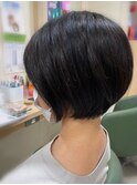 すっきりショートボブ