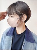 【morio 原宿】マッシュショート インナーカラー 耳かけ