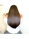 髪質改善トリートメントでツヤツヤミディアム【伏見髪質改善】