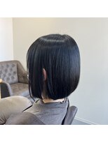 アンクル(ancre)&nbsp;艶髪ストレート×ボブ×黒髪×髪質改善【広島】【横川】