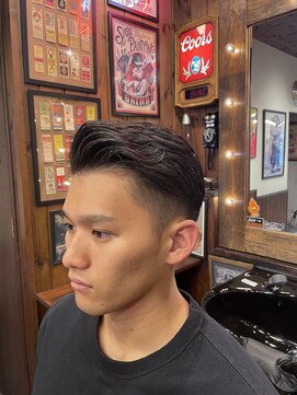 ヘアーデザイン スワロー(hair design Swallow) 七三ツーブロック