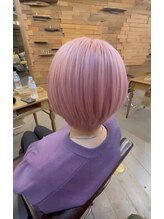 ヘアーサロン ミル(hair salon MiL) 【MiL】#ペールピンク #ホワイトピンク #ピンクカラー