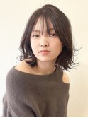 ふんわりミディアムボブ