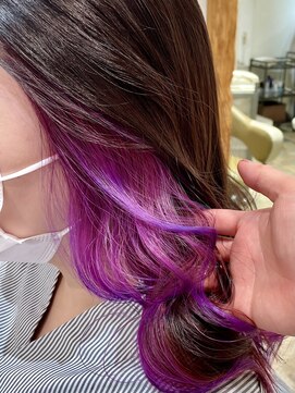 ネオリーブアオバ 高田馬場店(Neolive aoba) インナカラー パープル