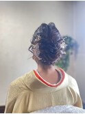 【横田】訪問着ヘアアレンジ