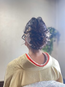 ヘアーズ ラブリージョブリー(hair's Lovely Jubbly) 【横田】訪問着ヘアアレンジ