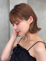 ロンドヴァリー 渋谷店(Lond vallee)&nbsp;小顔に見せる顔周りカット～顎下3センチくびれボブ～