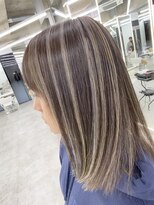 ブラウン(Brown) 品のあるコントラストハイライト★担当渡邉
