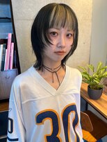 ナループロア ルームー(Nalu pu loa ROOMOO)&nbsp;ウルフレイヤーカット/インナーブリーチカラー