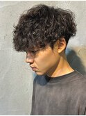 波巻きスパイラルパーマメンズパーマメンズマッシュ波巻き高崎