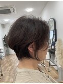 宮城【丸みショート】前髪あり◯40代50代