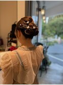 綺麗めセット/結婚式//ヘアセット/ヘアアレンジ/20代30代40代