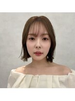 アッシュ 二子玉川店(Ash)&nbsp;レイヤーボブ×アッシュベージュ　二子玉川