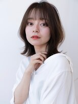 くびれヘア/20代30代大人かわいい/シフォンベージュ