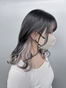 サイ アオヤマ(sai AOYAMA) インナーカラー/イヤリングカラー/韓国風ヘア/グレージュ