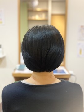 ヘアー グリーン(hair green) 30代40代50代/ショートボブ/ヘアマニキュア/ナチュラルブラウン