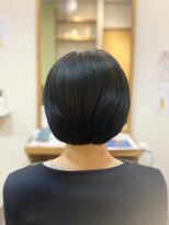 ヘアー グリーン(hair green) 30代40代50代/ショートボブ/ヘアマニキュア/ナチュラルブラウン