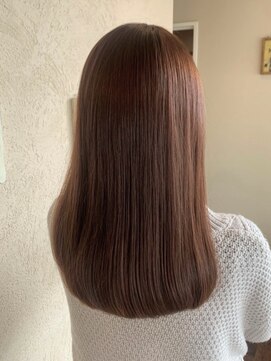 プリモ ココ 鍋島店(Primo coco.) 髪質改善 縮毛矯正 ミルクティーベージュ 美髪 酸性ストレート