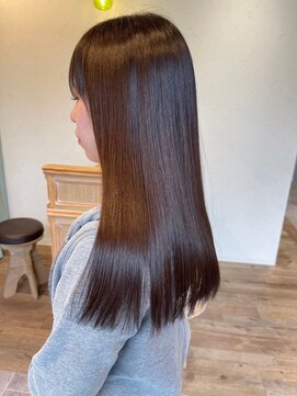 ハクバイジェービー 稲毛(hak by jb) 丸型◎髪質改善カラーで作るアッシュベージュ[稲毛駅/白髪染め]