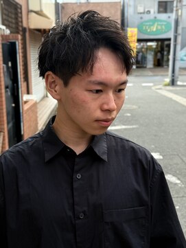 スウェル 柏店(Swell) #MEN’S HAIR#サーフカール#刈り上げセンターパート#フェード