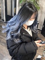 シェルヴ(XELVE) ブルーデニムグラデーションカラー