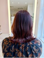 ニューヨーク ニューヨーク 河原町オーパ店(NYNY)&nbsp;ボブチェリーレッドピンクカラーローズ