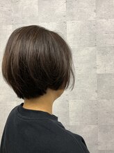 美容室 髪ふうせん ショートボブ