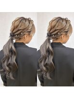 ベイビーズブレス(Baby's breath) 【ローポニーテール】#ヘアセット #岡山 #倉敷