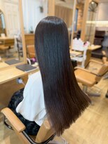 アロマ ヘアー ルーム 新宿3号店(AROMA hair room) 髪質改善/メテオ/ツヤ髪/さらさら/ピンクベージュ/うるつや