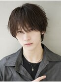 ラウンドマッシュショートフェイスレイヤーシースルーマッシュ