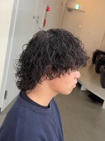 プルーブトウキョウ 渋谷(PROVE TOKYO)&nbsp;爽やか無造作ビジネスツーブロック波巻きパーマ