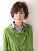 大人クラシカルな小顔ショートスタイル