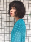 切りっぱなしボブ◇モノトーングレージュ 【saori】