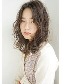 学生限定　伸ばしかけのミディアムだからこそ似合うエアウェーブ